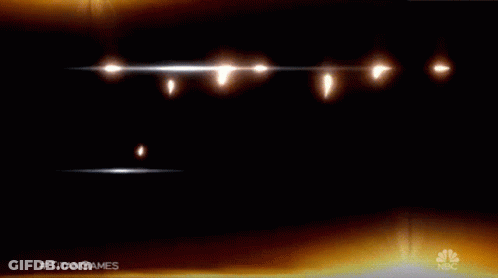 NBC Titan Games Glowing Light Ad GIF