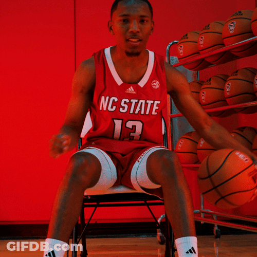Nc State Basketball Guy Doing Ball Exhibition GIF