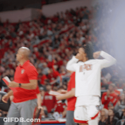Nc State Basketball Team Being Goofy GIF