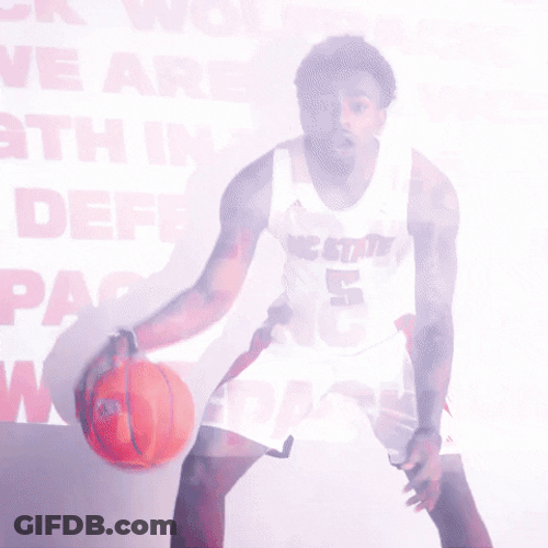 Nc State Player Dribbling The Ball GIF