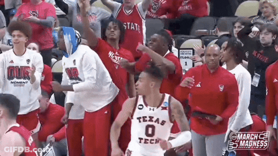 Nc State Wolfpack Guy Jump Loud Proud GIF