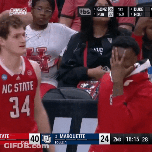 Nc State Wolfpack Men's Basketball Playing GIF