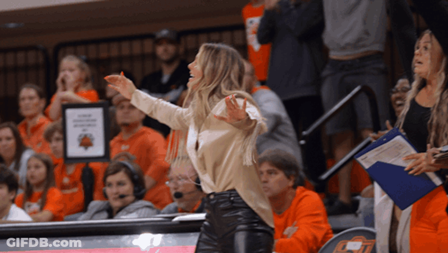 Ncaa Jacie Hoyt Priceless Reactions GIF