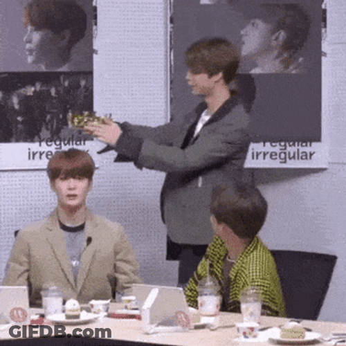 NCT Jaehyun Wearing Crown GIF