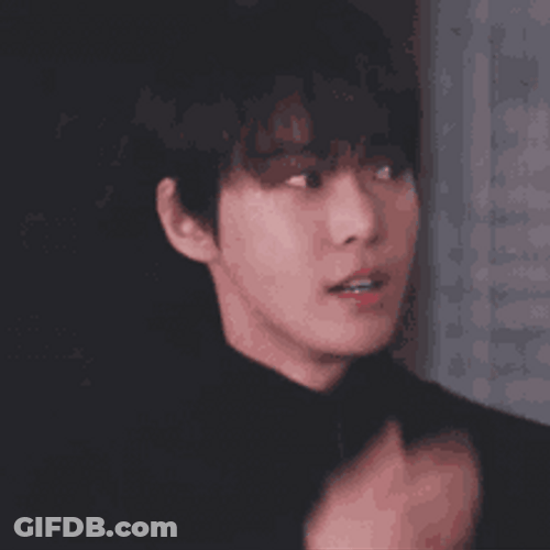 NCT Kim Dong-Young Pretends To Be Shocked GIF