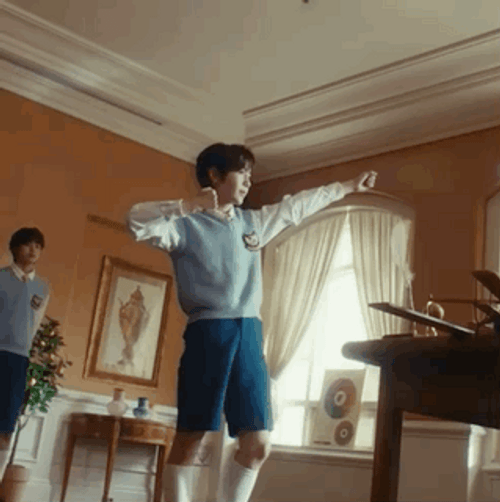 NCT Wish Ryo Walk Of Shame GIF