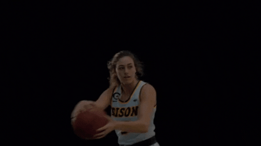 Ndsu Girl Basketball Passing Ball GIF
