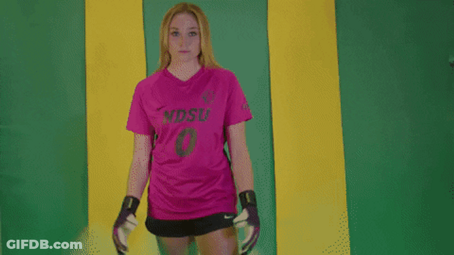 Ndsu Softball Player Pink Jersey GIF