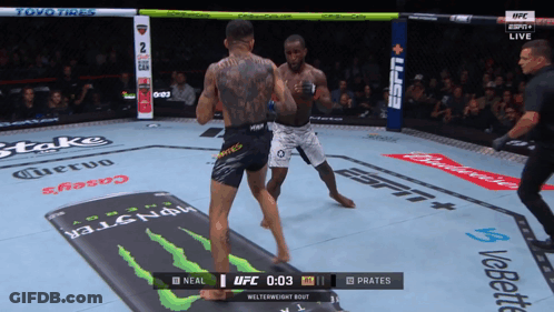 Neal Vs Prates UFC Fight Live GIF