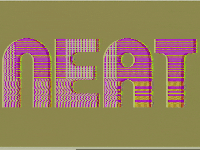 Neat Changing Color Yellow And Pink GIF