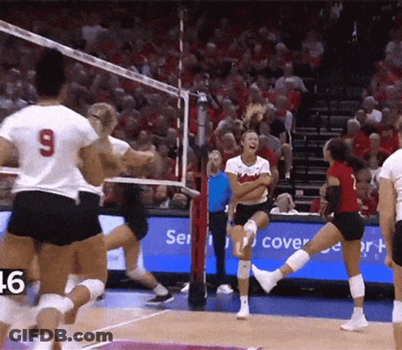 Nebraska Huskers Go Volleyball GIF