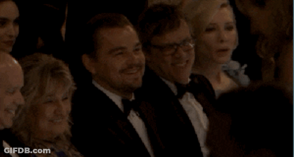 Neck Kiss Leonardo DiCaprio GIF