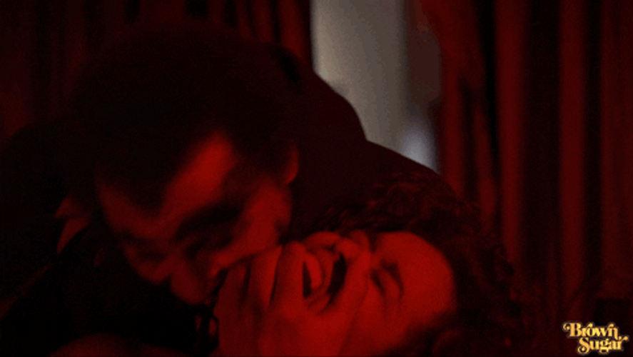 Neck Kiss Vampire Bite GIF