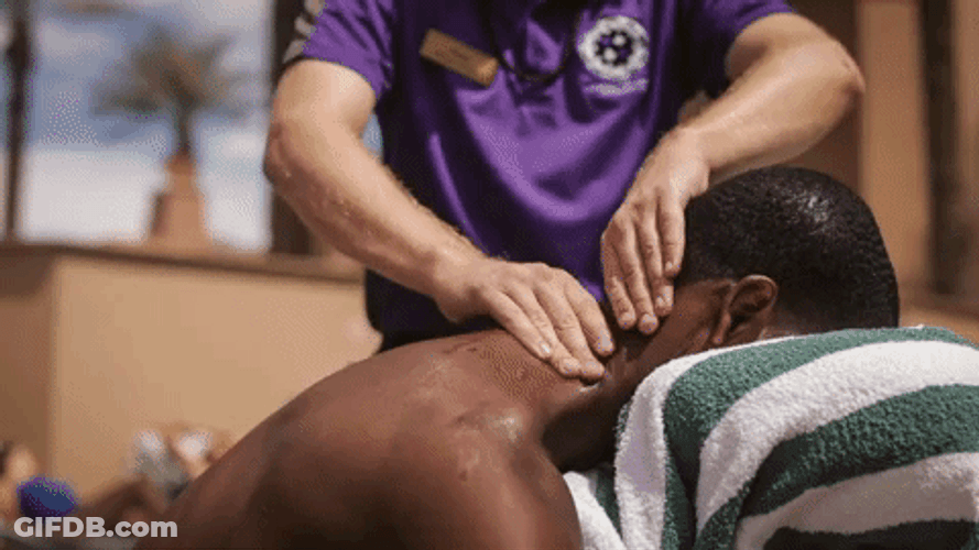 Neck Oil Massage Blvd GIF