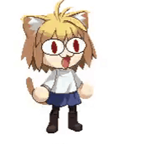 Neco Arc Going Crazy GIF
