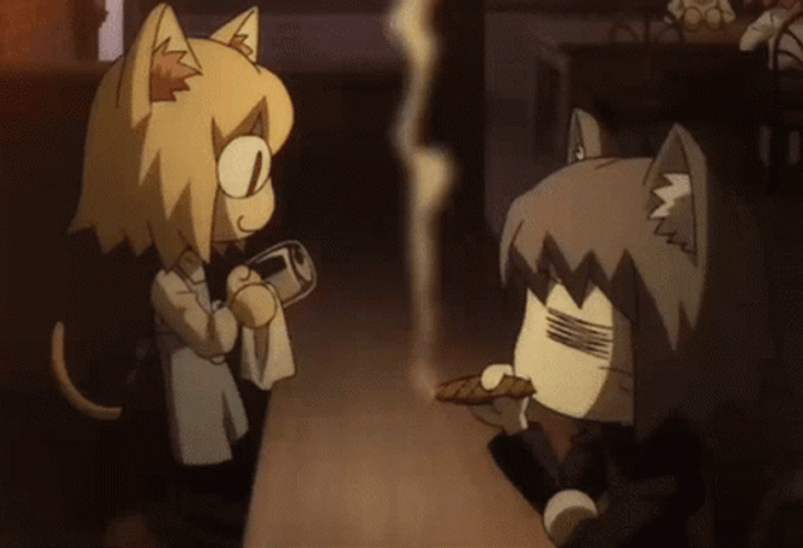 Neco Arc With Chaos GIF