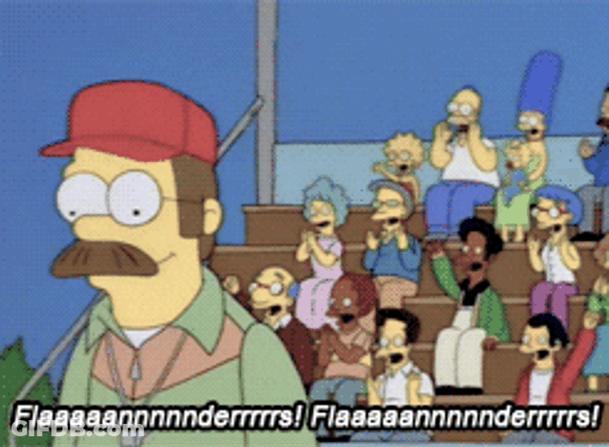 Ned Flanders Flandeeeeeers Flandeeeeers GIF