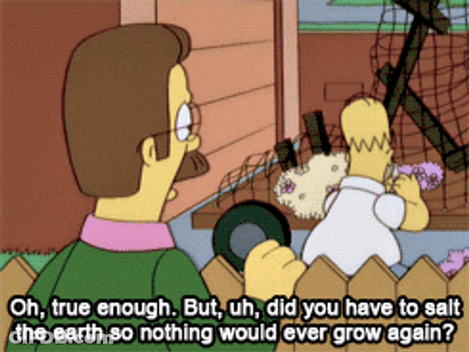 Ned Flanders Oh True Enough GIF