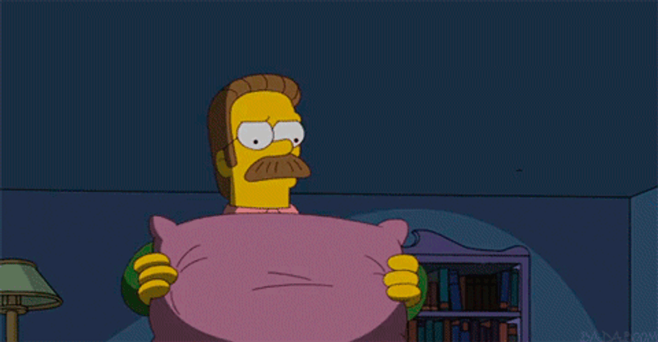 Ned Flanders The Evening Snooze GIF