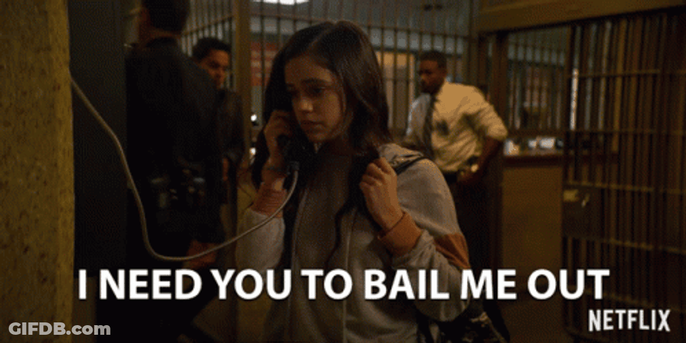 Nee You To Bail And Let Me Out GIF