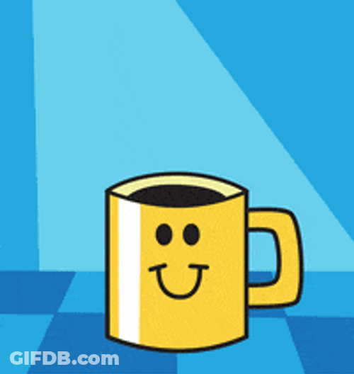 Need Coffee Cartoon Cup GIF