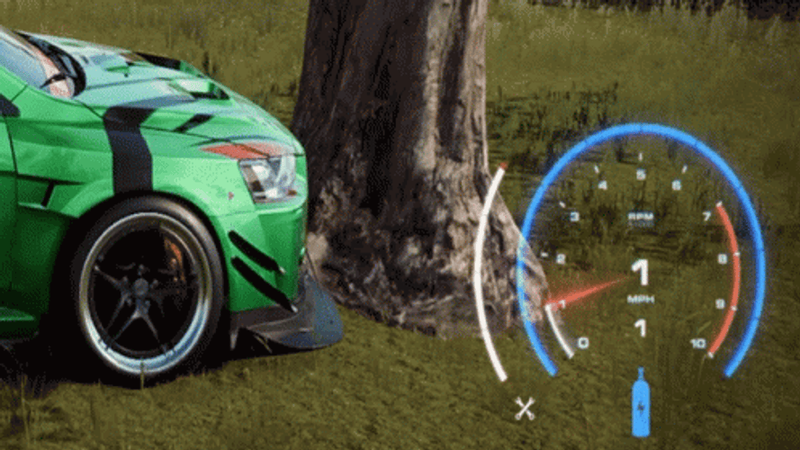 Need For Speed Heat Crashing Car GIF