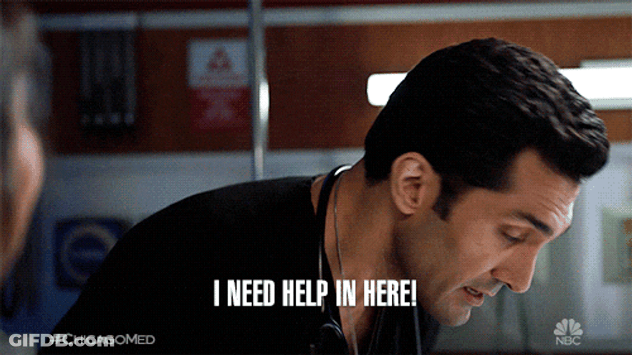 Need Help Here Help Is On The Way GIF