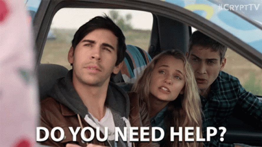 Need Help We Back Up GIF