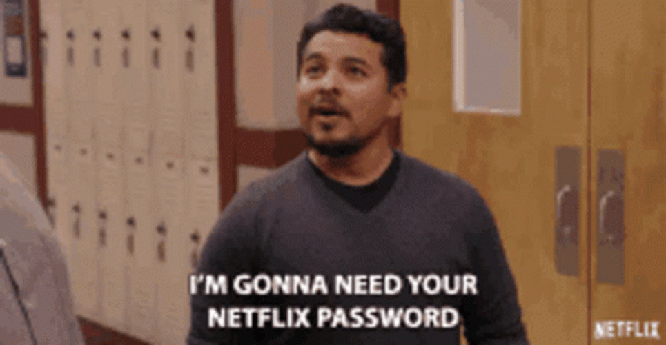 Need Netflix Password GIF