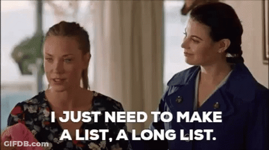 Need To Make A Long List GIF