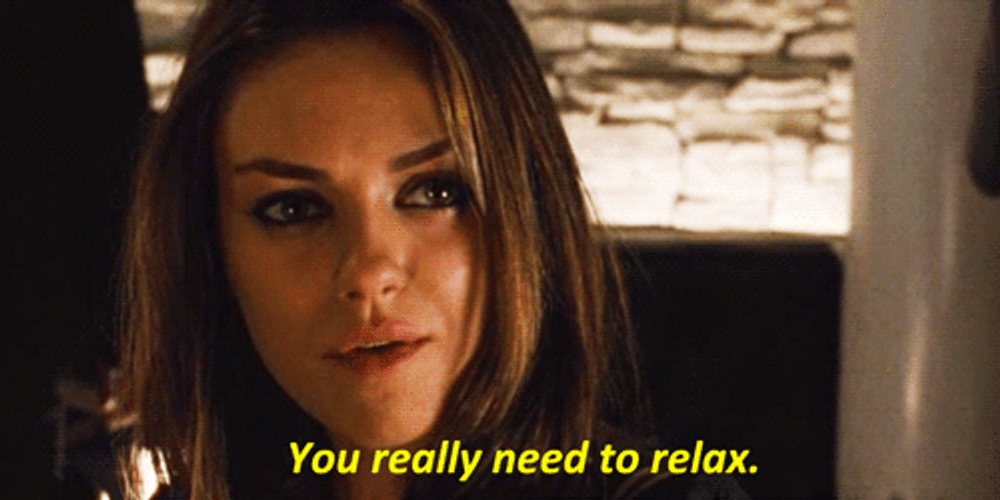 Need To Relax Mila Kunis GIF