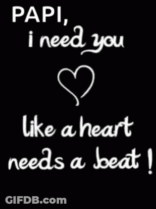 Needing Papi Like Heart GIF