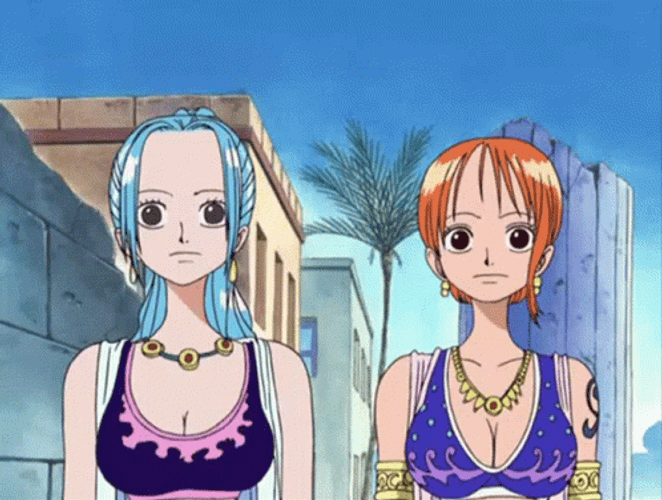 Nefertari Vivi And Nami One Piece Anime GIF