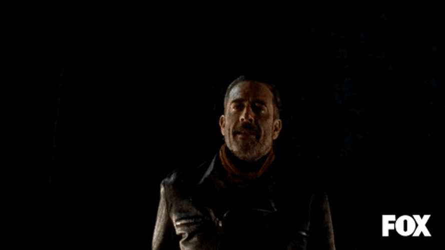 Negan Bat Pointing GIF