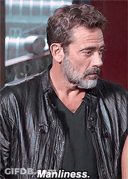 Negan Jeffrey Dean Morgan Manliness GIF