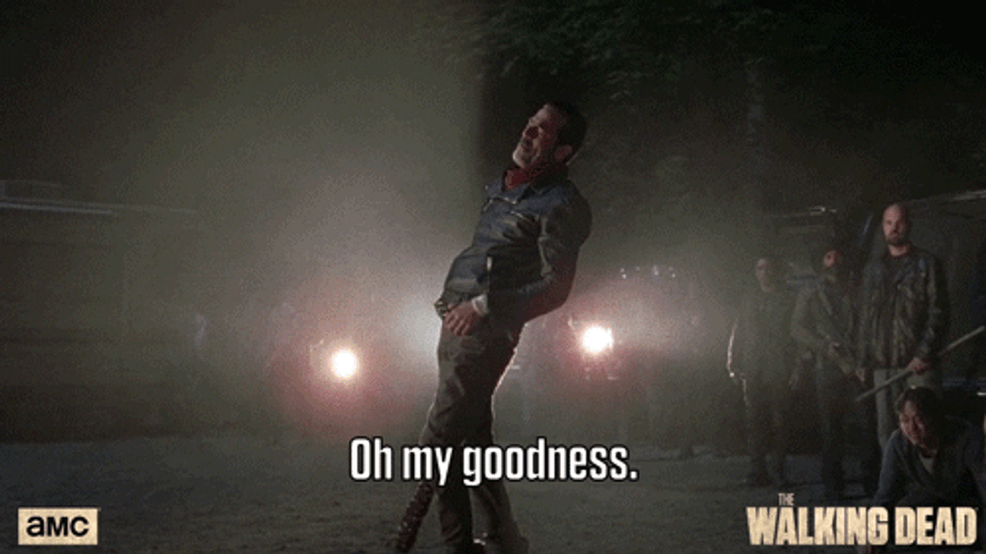 Negan Oh My Goodness GIF