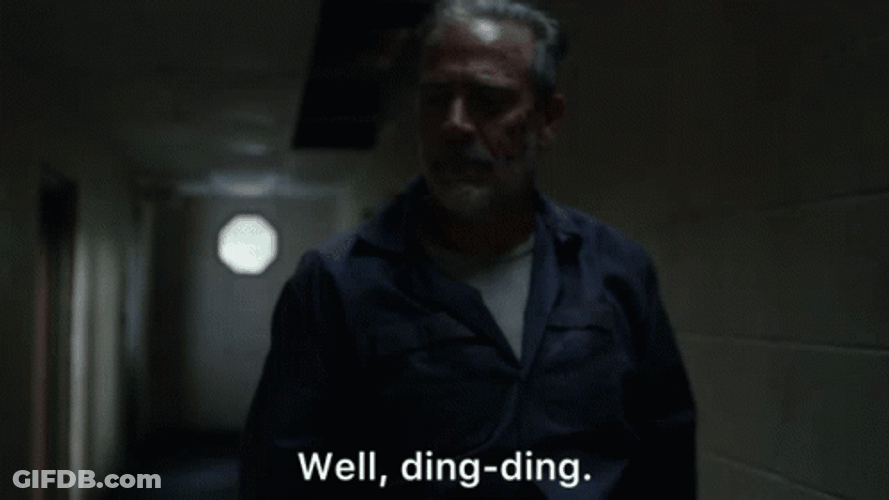 Negan Smith Menacing Ding Ding Ding GIF