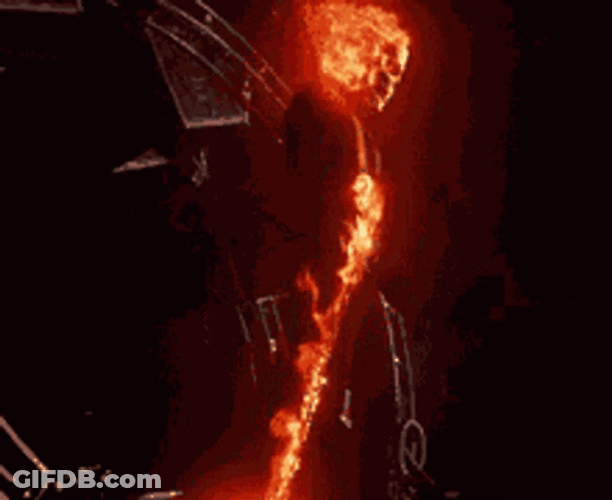 Negative Ghost Rider GIF