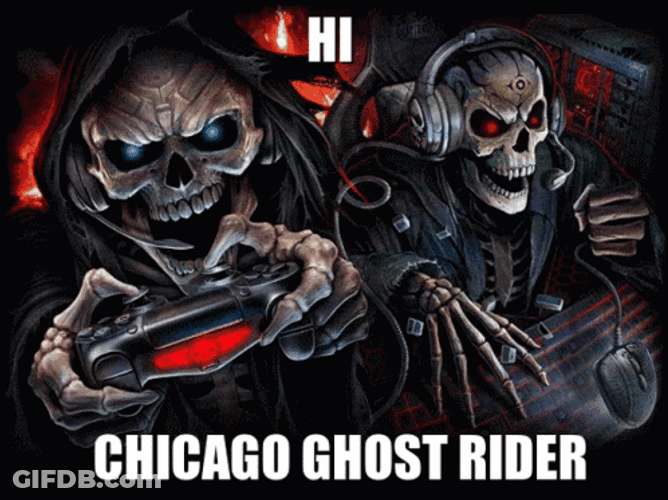 Negative Ghost Rider GIF