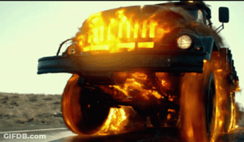 Negative Ghost Rider GIF
