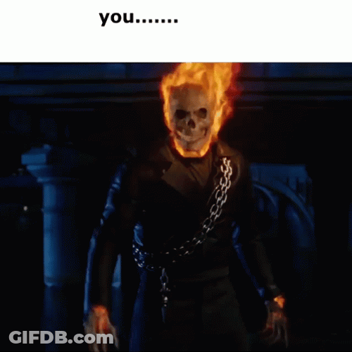 Negative Ghost Rider GIF