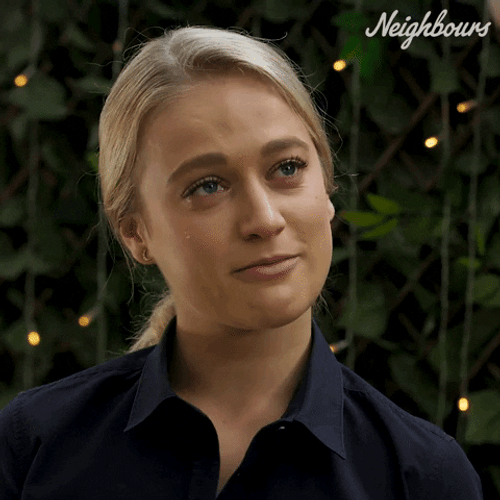 Neighbours Roxy Willis Happy Crying Smile GIF