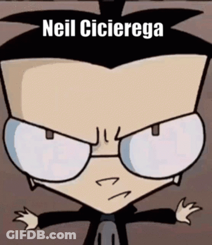Neil Cicierega Cartoon Character With Glasses GIF