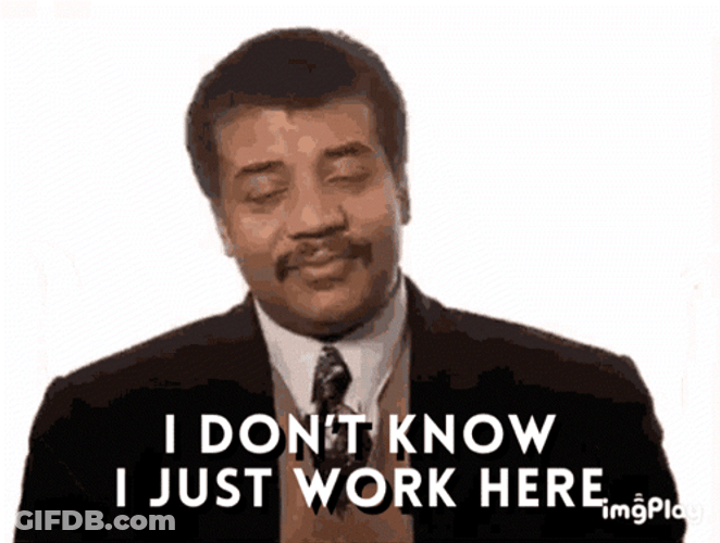 Neil Degrasse Tyson I Dunno GIF