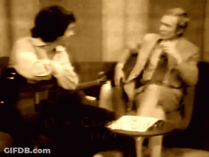 Neil Diamond In Cavett Show Sweet Caroline GIF