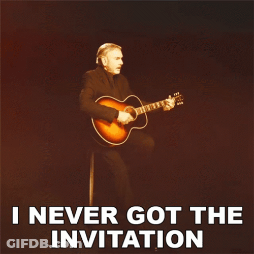 Neil Diamond Sing Invitation GIF