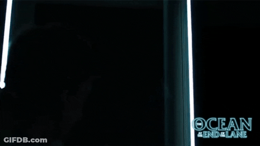 Neil Gaiman Full Force Slamming Door GIF