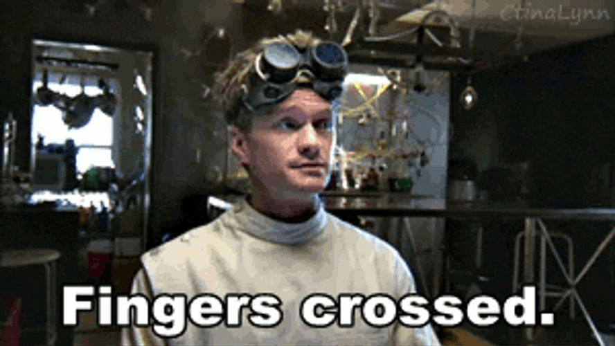 Neil Patrick Harris Fingers Crossed GIF