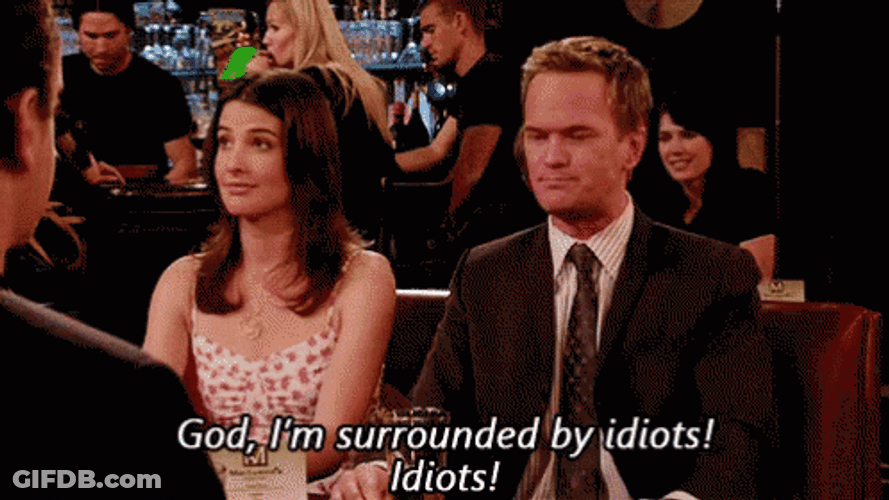 Neil Patrick Harris Im Surrounded By Idiots GIF