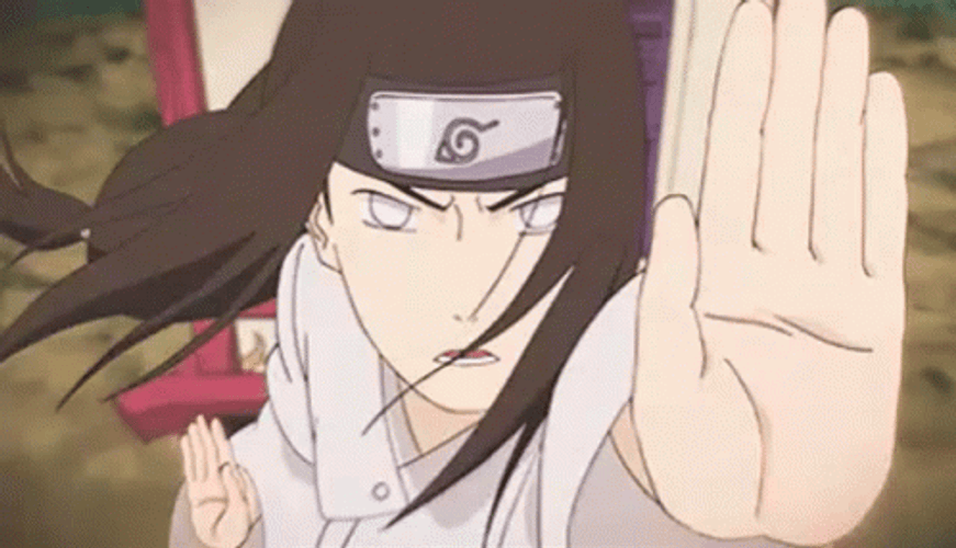 Neji Stop Hand Sign GIF